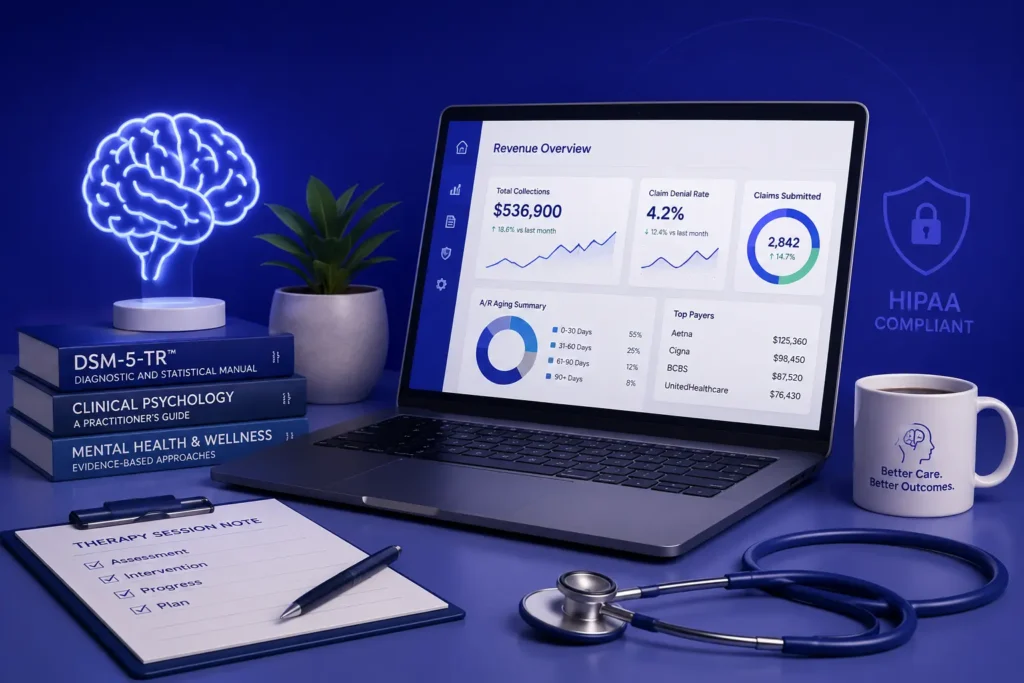 Mental Health Billing Workspace Dashboard