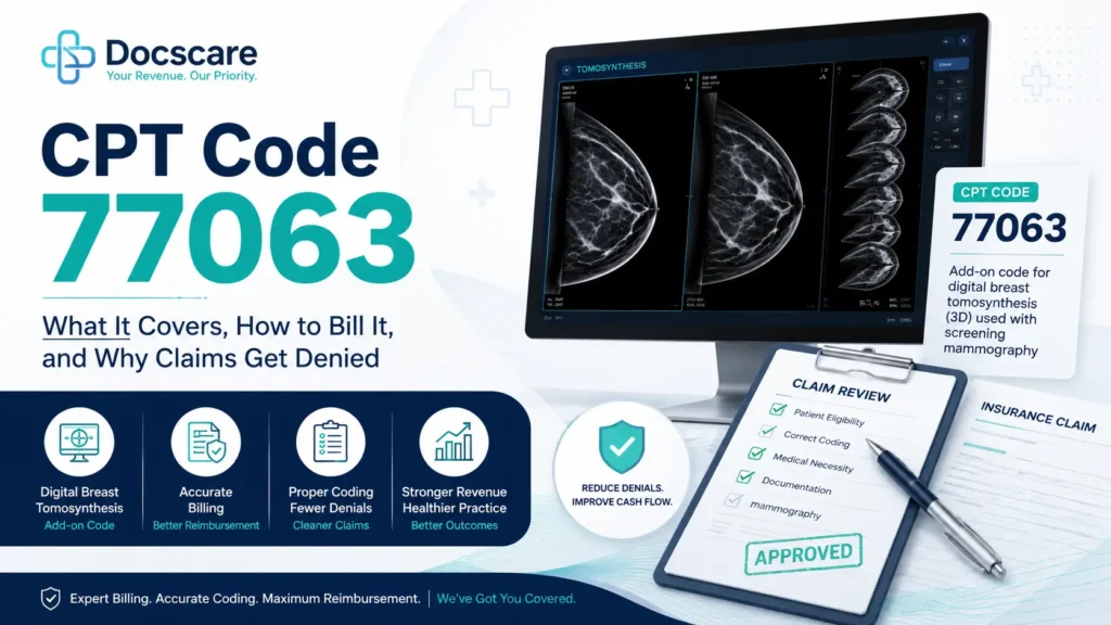 CPT Code 77063: Digital Breast Tomosynthesis Billing Guide
