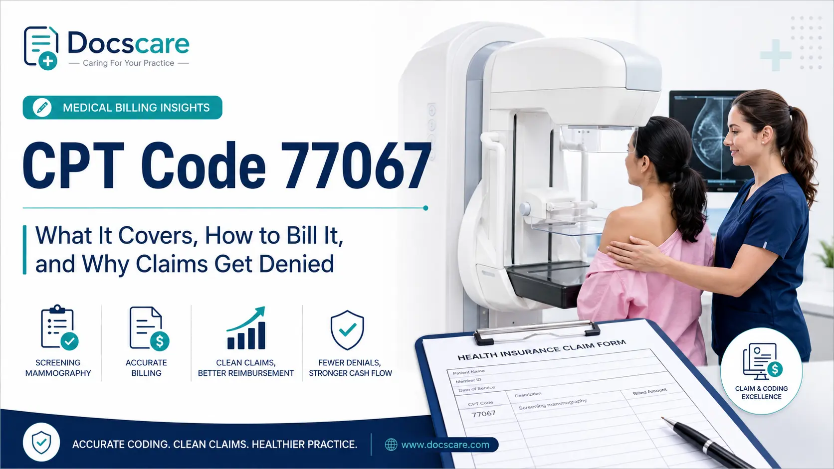CPT Code 77067: Screening Mammography Billing Guide