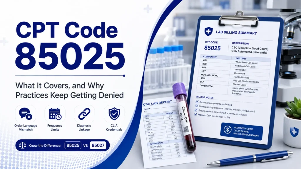 CPT Code 85025 CBC With Differential Billing Guide