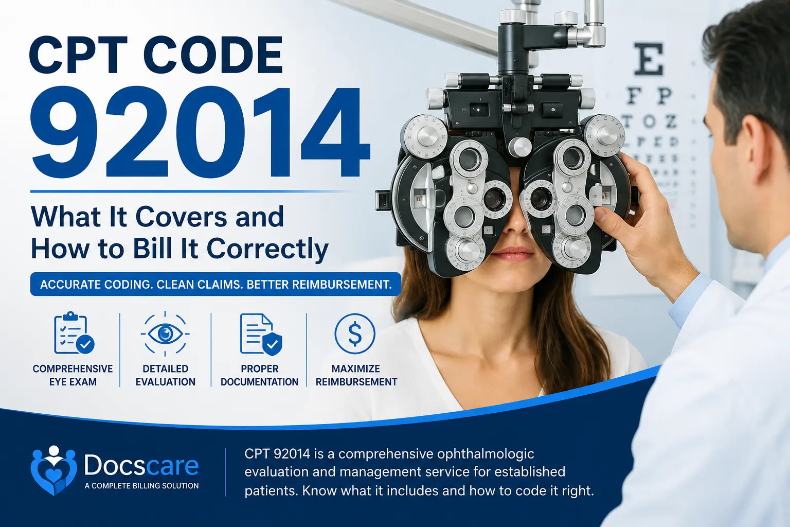 CPT Code 92014: Comprehensive Eye Exam Billing Guide