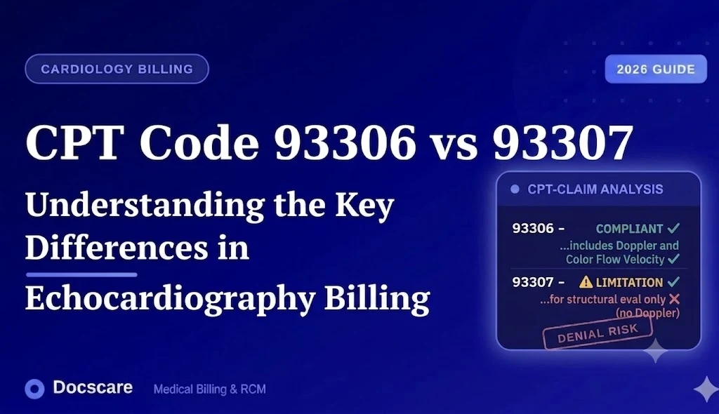 CPT Code 93306 vs. 93307
