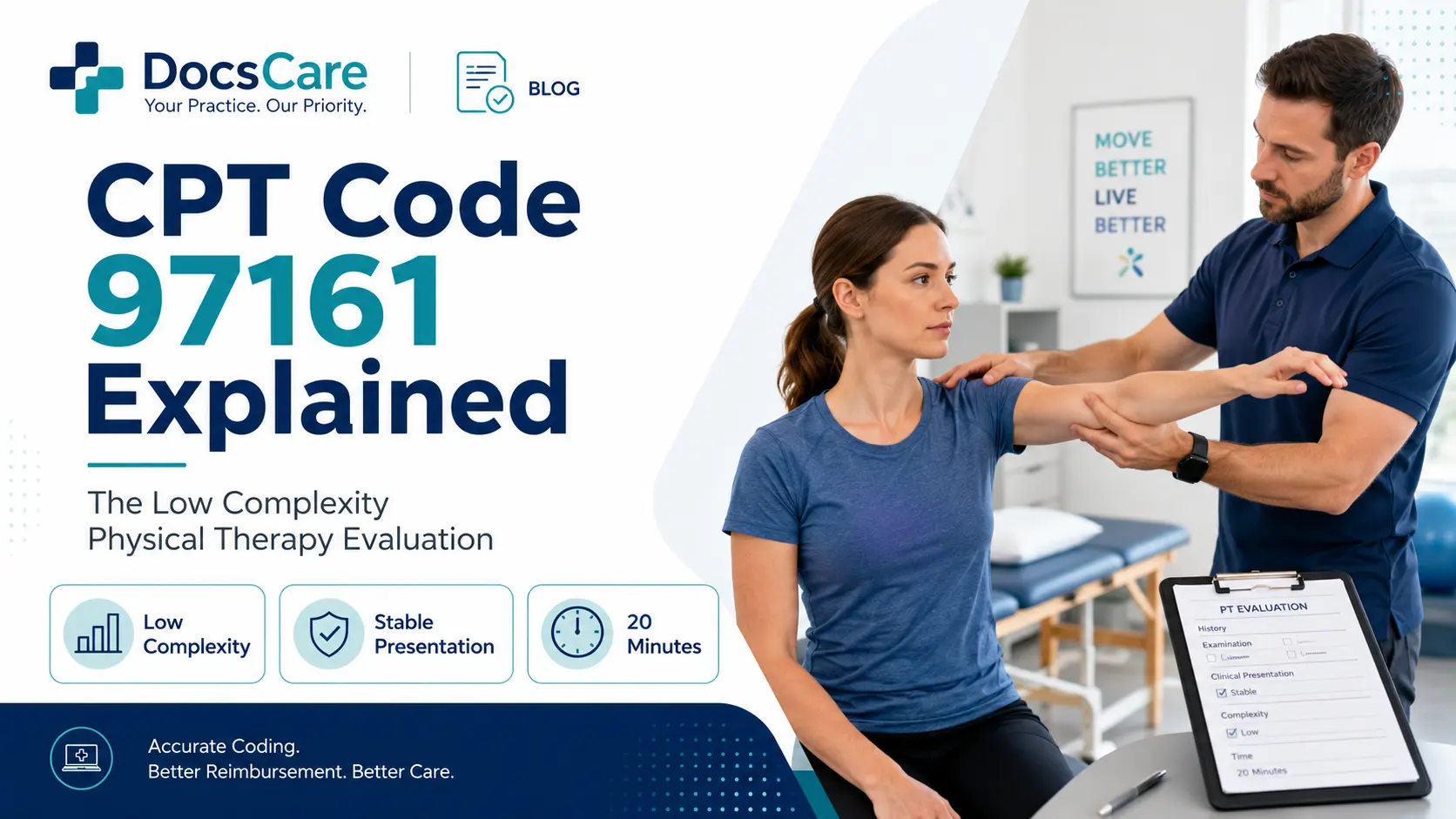 CPT Code 97161: Low-Complexity Physical Therapy Evaluation