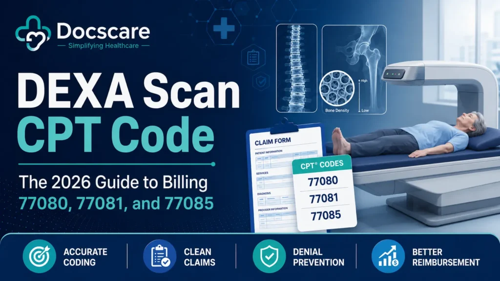 DEXA Scan CPT Codes 77080, 77081, and 77085