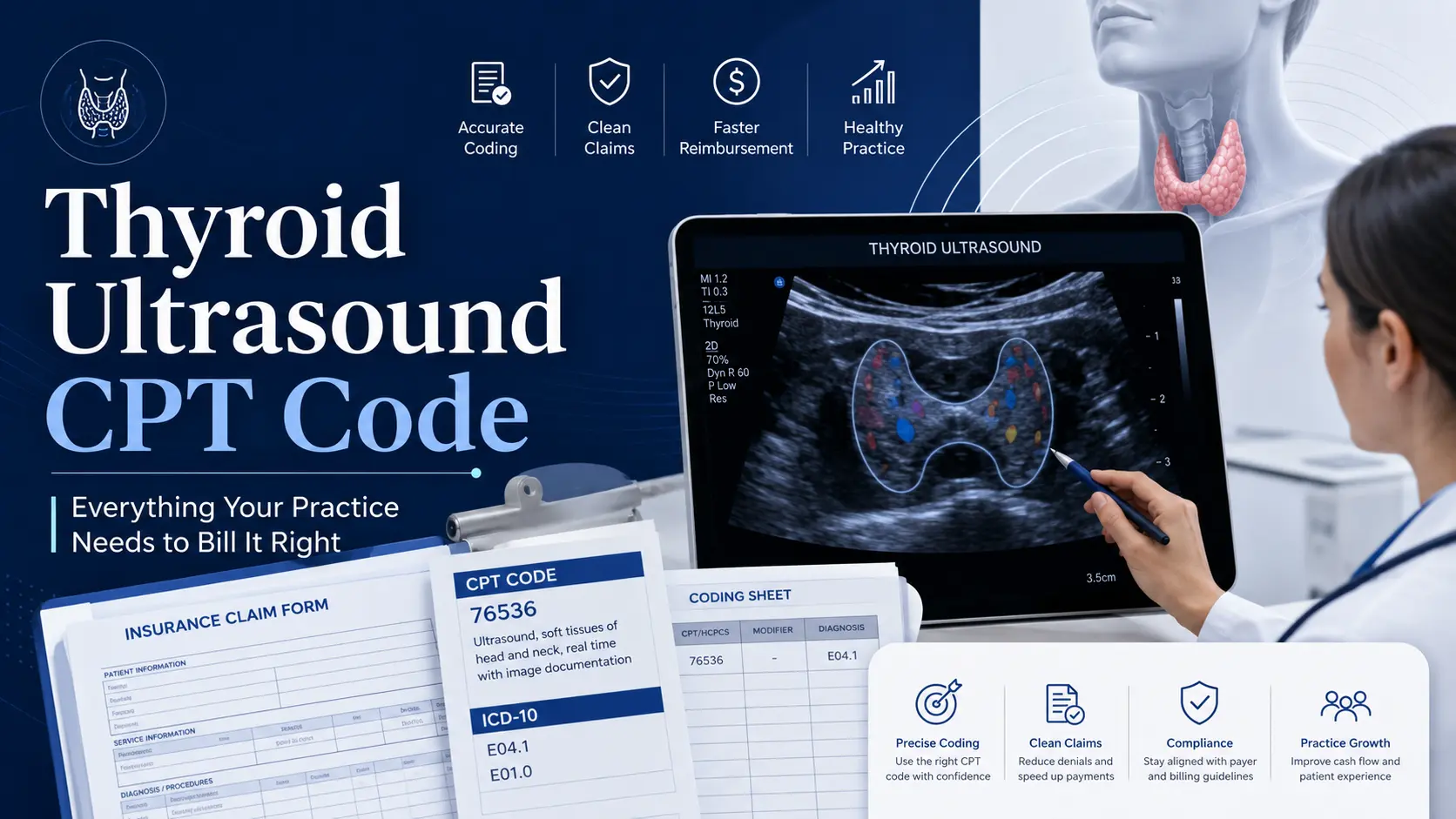 Thyroid Ultrasound CPT Code and Billing Guide