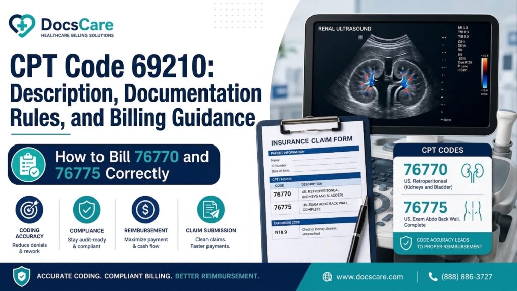 CPT Code 69210: Description, Documentation Rules, and Billing Guidance
