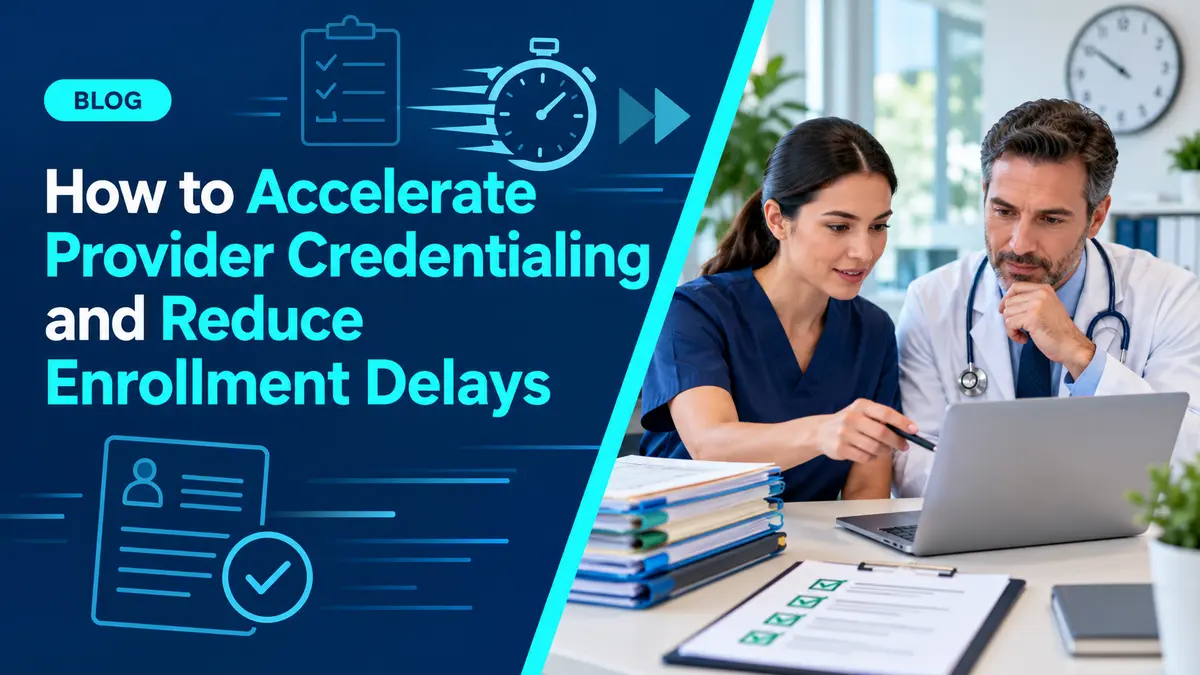 how to accelerate provider credentialing